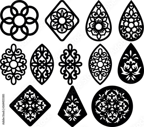 Download Mandala Earring Svg Earrings Template For Cutting Buy This Stock Vector And Explore Similar Vectors At Adobe Stock Adobe Stock PSD Mockup Templates