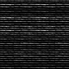 Poster - Seamless Texture of Horizontal lines, vector pattern of digital waves, white stripes on black background, texture design template