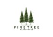 © garenx - Tree pine logo icon template