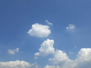 blue sky with clouds