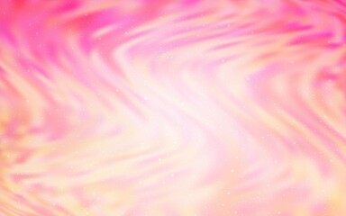 Poster - Light Pink vector background with astronomical stars. Space stars on blurred abstract background with gradient. Smart design for your business advert.
