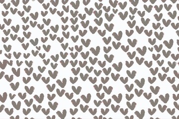 Sticker - White abstract background with hearts - great for a romantic background