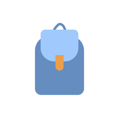 Poster - Backpack icon. Simple color vector elements of hipster style icons for ui and ux, website or mobile application