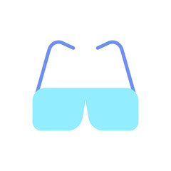 Poster - Sun, glasses icon. Simple color vector elements of vacation icons for ui and ux, website or mobile application