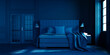 © peterschreiber.media - Classic Blue Schlafraum - Color of the Year 2020