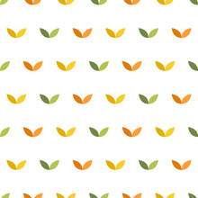 Seamless Pattern With Flower Geometric, Vector Illustration