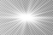 © vikusandra - Glow light effect. Star burst with sparkles.Sun. Vector illustration