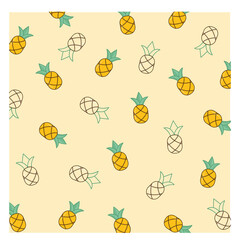 Pineapple pattern. Summer fruit texture
