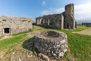 Wall Mural - Remains of Rozafa Castle in the city of Shkodra, known also as Shkoder, Albania