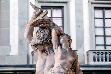 Il Ratto di Polissena is a sculpture 1855-1865 by Pio Fedi placed in the Loggia dei Lanzi in Florence. Italy