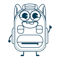 Sticker - school bag equipment kawaii comic character