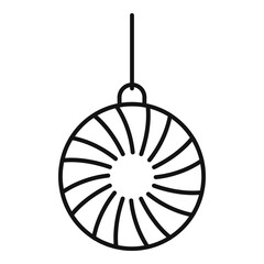 Poster - Relaxation pendulum icon. Outline relaxation pendulum vector icon for web design isolated on white background