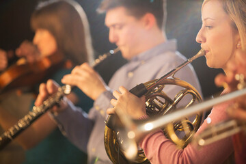 Canvas Print - Orchestra performing