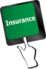 Poster - Insurance key in place of enter key