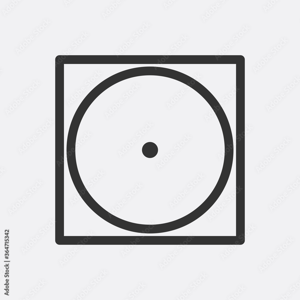 Tumble dry low heat icon. Laundry symbol modern, simple, vector, icon ...