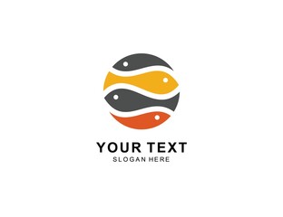 Wall Mural - fish Logo icon symbol Design inspiration