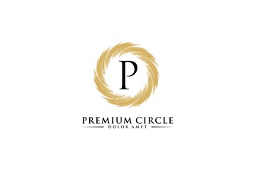 Wall Mural - letter P icon logo symbol design inspiration