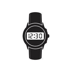Wall Mural - wrist watch icon, vector illustration on white isolated background