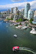 カナダバンクーバーの港風景　Beautiful boat port scenery in Vancouver