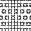 © Elena - Vector abstract transparent geometric ornament monochrome black and white seamless pattern background tile