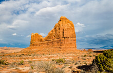 Rock Formations In Arches National Park
