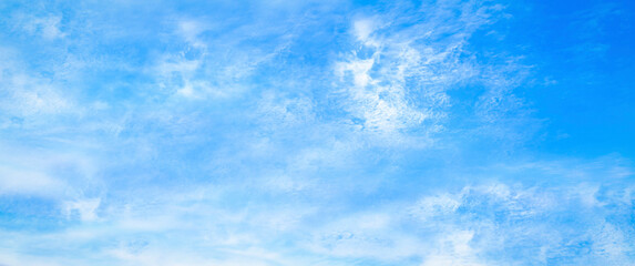 Wall Mural - world environment day concept: abstract white cloud and blue sky in sunny day texture background