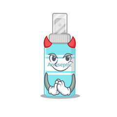 Sticker - Antiseptic clothed as devil cartoon character design on Halloween night