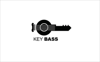Wall Mural - key bass music Production Logo Design symbol inspiration