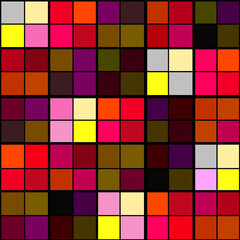 Poster - Abstract seamless geometric squares pattern