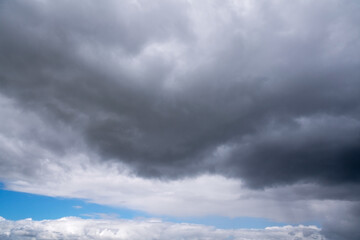 Wall Mural - dark clouds with rain