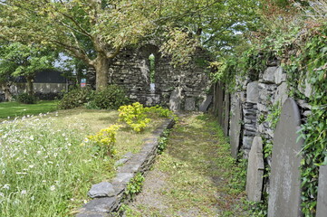 Wall Mural - The Old Abbey of the Holy Cross in Cahersiveen