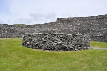 Wall Mural - Cahergall Stone Fort in Ireland