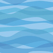 Water. Blue water waves. Seamless background. 
