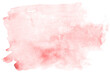Soft pink semitransparent watercolor background