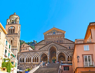 Poster - The byzantine St Andrew Cathedral, Amalfi, Italy