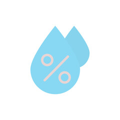 Poster - Drop, humidity icon. Simple color vector elements of forecast icons for ui and ux, website or mobile application