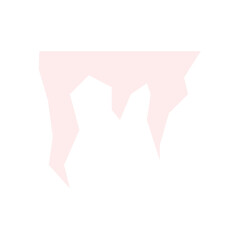 Poster - Ice, icicles icon. Simple color vector elements of forecast icons for ui and ux, website or mobile application