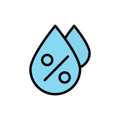 Poster - Drop, humidity icon. Simple color with outline vector elements of forecast icons for ui and ux, website or mobile application