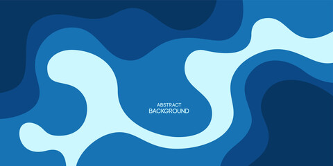Wall Mural - abstract background, poster, banner. composition of amorphous forms, liquid shapes. vector color ill