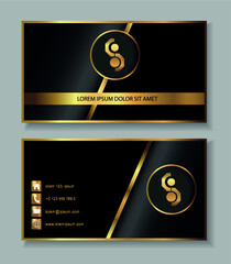 Wall Mural - Modern luxury business card design