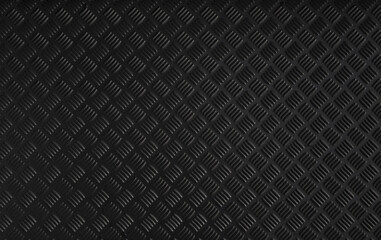  Black dark grey Checker Plate abstract floor metal stanless background stainless pattern surface.