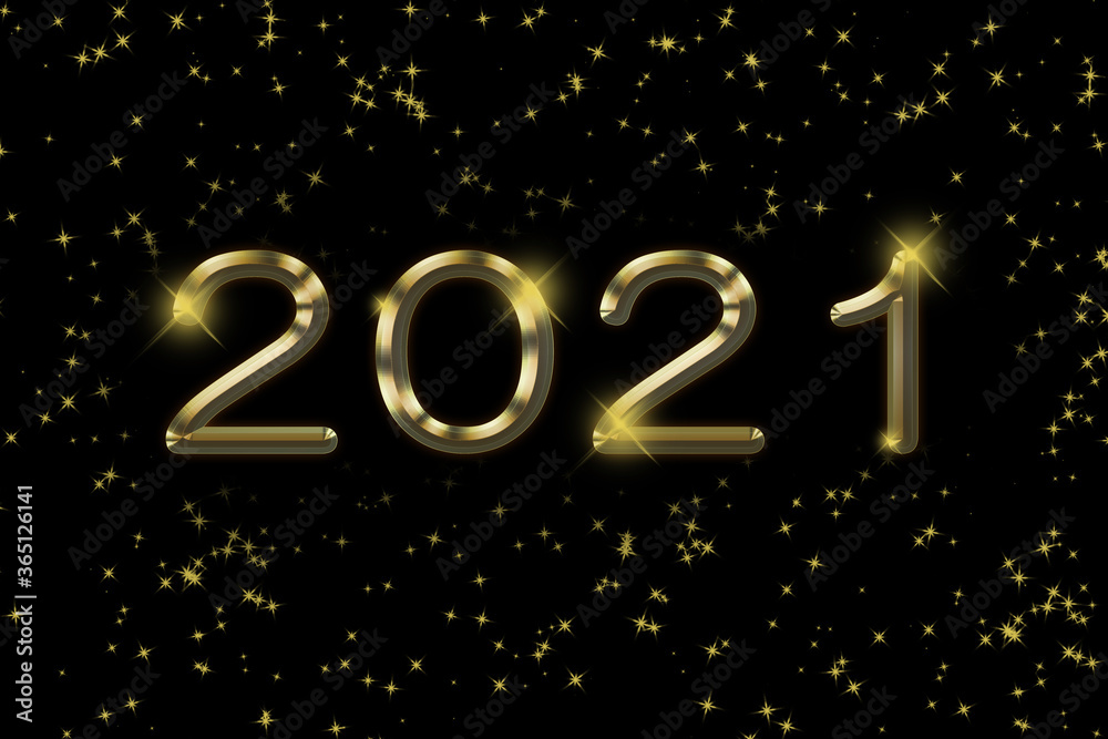 Happy New Year 2021 365126141 Behangcirkel happy new year 2021 365126141