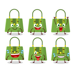 Sticker - Cartoon character of women bag with smile expression