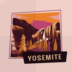 Wall Mural - yosemite