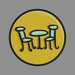 © captainvector - table with chairs