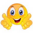 © captainvector - smiley face showing thumbs up