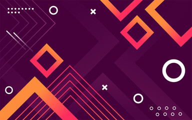 Wall Mural - purple geometric abstract background design. graphic design element.