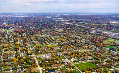 Sticker - Suburban area near Detroit - Michigan, United States