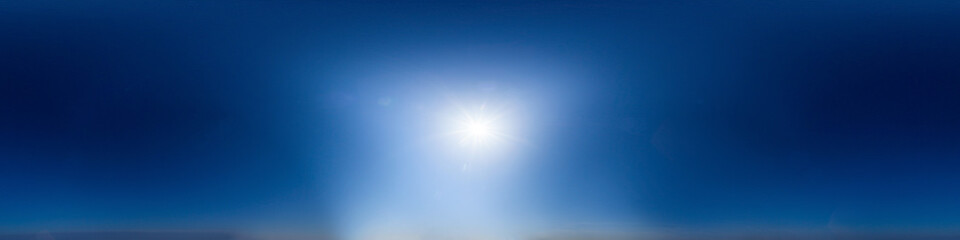 Wall Mural - sky hemisphere. dome photo of sky for your 360° vr photography or video