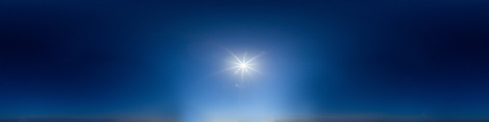 Wall Mural - sky hemisphere. dome photo of sky for your 360° vr photography or video